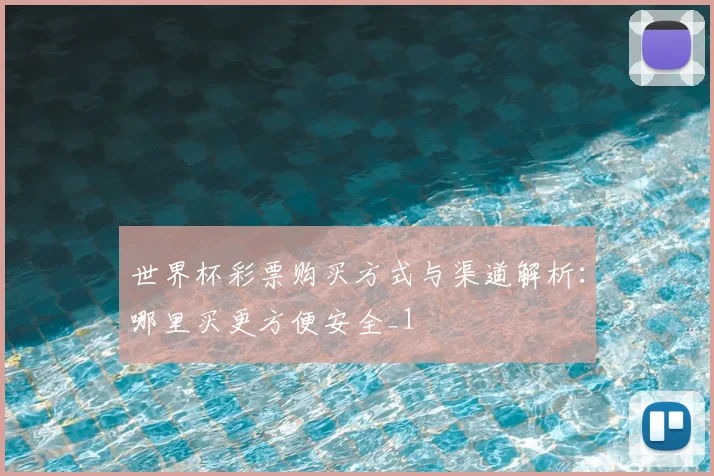 世界杯彩票购买方式与渠道解析:哪里买更方便安全_1
